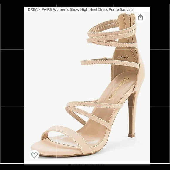 ☀️Nude ankle wrap heels - Picture 6 of 6